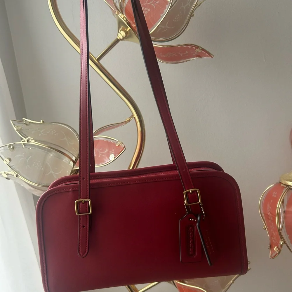 Coach Swing Zip in Ruby Red - Picture 1 of 6